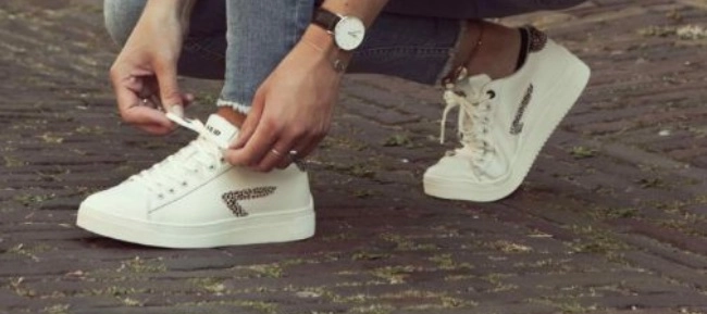 Sneakers met een uitneembare zool Sneakers